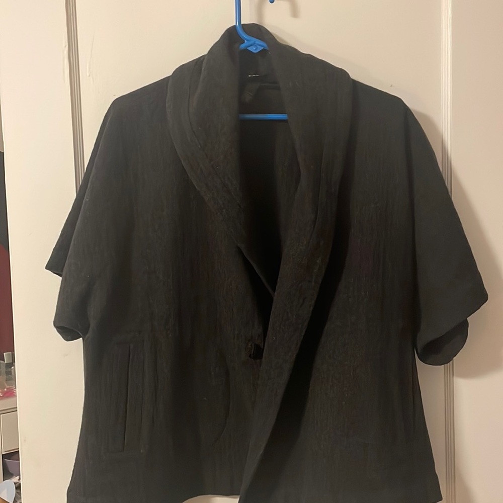 Eileen Fisher Dark grey shawl